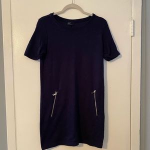 Navy Blue T- Shirt Dress